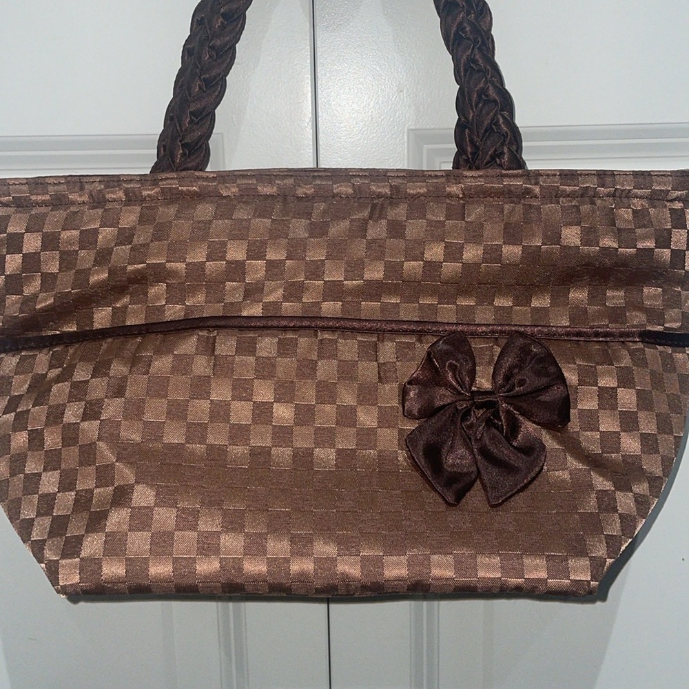 Mini Brown Tote - Picture 2 of 7
